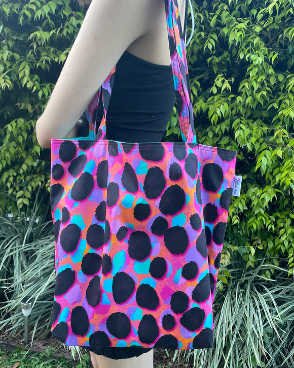 Tropical Cheetah Tote Bag