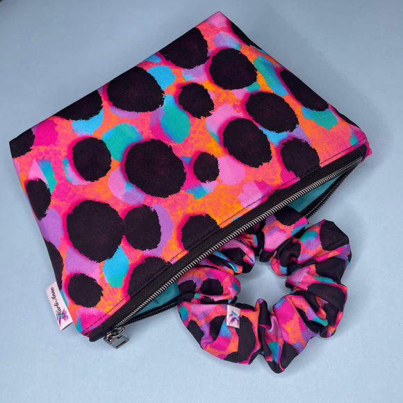 Tropical Cheetah Zipper Pouch