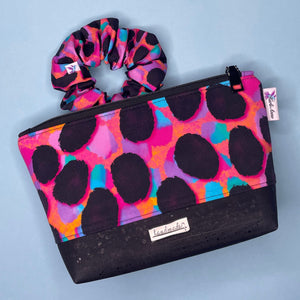 Tropical Cheetah Luxe Zipper Pouch