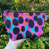 Tropical Cheetah Zipper Pouch